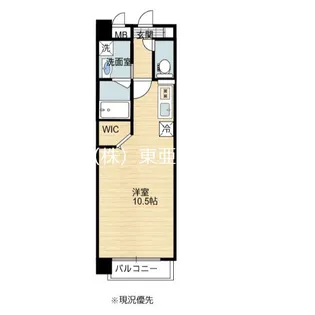 tamukae six【505号室】の間取り