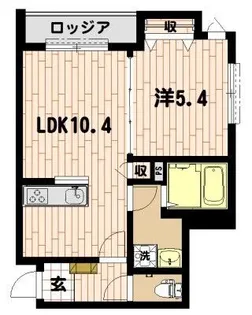 サンテ・リヴィエール【2階】の間取り