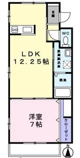 ジュノーⅢ【2階】の間取り