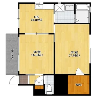 エーデル宮の前【1階】の間取り