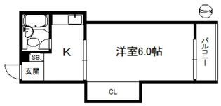 マイコーポ愛宕【1階】の間取り