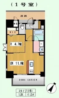 ロイヤルライン周船寺【10階】の間取り