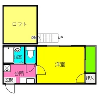 リバーロードコート【1階】の間取り
