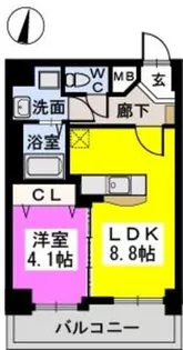 メゾンド オハナ  【5階】の間取り