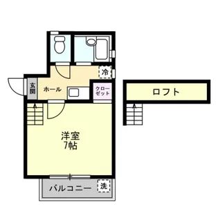 レジス藤崎【2階】の間取り