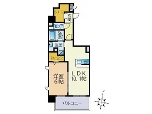 シェルメゾン【9階】の間取り