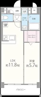 ラヴィクレール【4階】の間取り