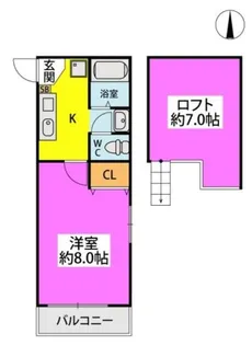 メゾン福重【1階】の間取り