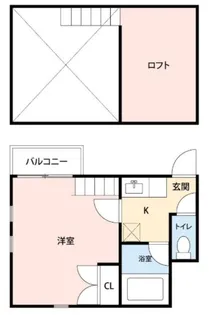 ビートルズハイツ薬院【2階】の間取り