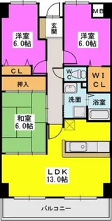 荒江グリーンハイツ【2階】の間取り