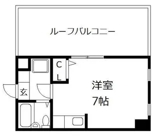 ウィングコート藤崎【3階】の間取り