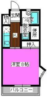 Roots城南【3階】の間取り