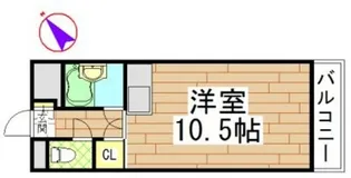 パークハイツ三和【4階】の間取り
