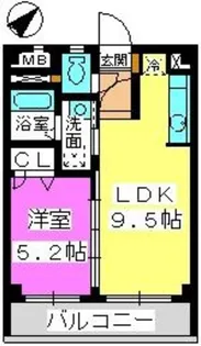 エクセレンス大宮 【2階】の間取り