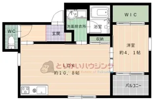 アルカディア リバーサイド【3階】の間取り