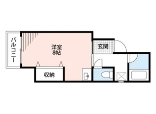 サンライズ上原【5階】の間取り
