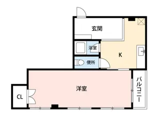 メゾン・メジテラーネ【1階】の間取り