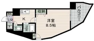 タワーTORIKAI【8階】の間取り
