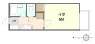 ルミナス茶山【1階】の間取り