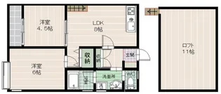 リンデン小笹【2階】の間取り