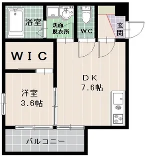 アトリエ四季【3階】の間取り