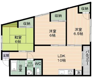 鳥飼ビル【5階】の間取り