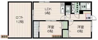 サンライフカナヤマ【2階】の間取り