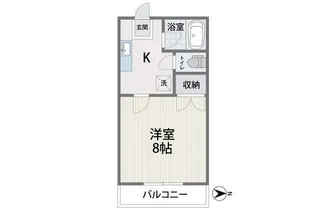 セントリーフ南片江【2階】の間取り