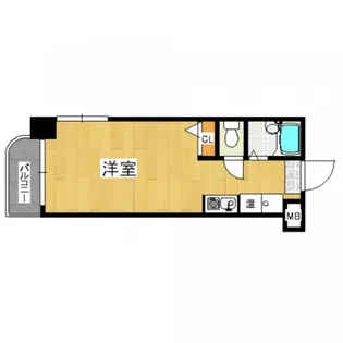 パンルネックスクリスタル大濠3【7階】の間取り