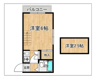 ファミールハピネス原【2階】の間取り