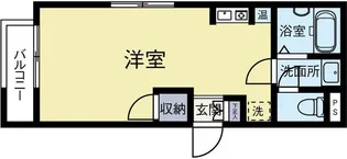 オークヴィラメゾン室見【2階】の間取り