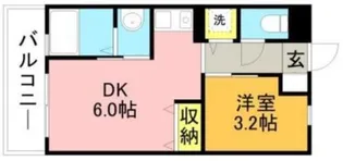 リード桜坂【12階】の間取り