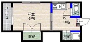 プレジュール城西【1階】の間取り