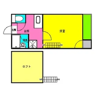 ナディア唐人町【1階】の間取り