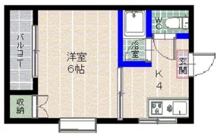 ルネッサンス室見【7階】の間取り