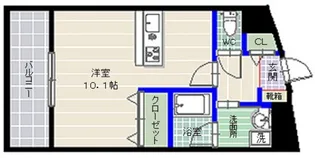 フォルテーネ飯倉【5階】の間取り