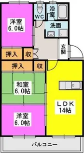 阿部第1ビル【4階】の間取り