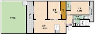 コーポ堀【1階】の間取り