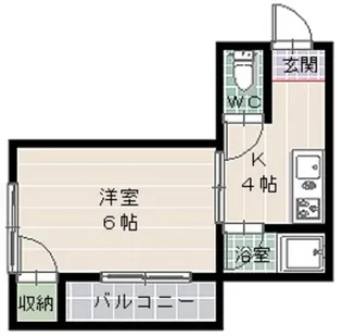 城西八木ビルⅠ【3階】の間取り