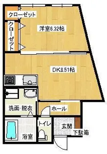 Bauhaus【202号室】の間取り