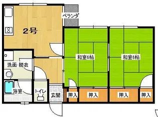 増田ビル【302号室】の間取り
