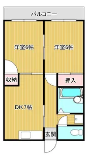 Sherry 垢田南【101号室】の間取り