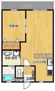 SunFit武久【102号室】の間取り