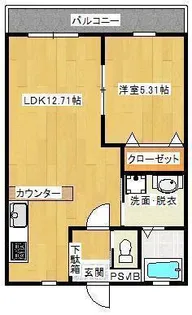 SunFit武久【1階】の間取り