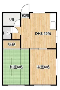 ジュネスファミーユ【201号室】の間取り