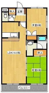 エコトピア秋根【303号室】の間取り