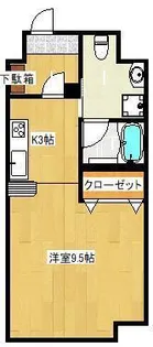 ヴィラグランデ下関【503号室】の間取り