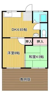 和泉ハイツC棟【108号室】の間取り