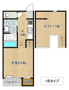 アストランチア【101号室】の間取り