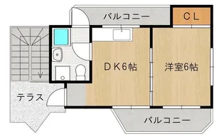 はるハイツ【305号室】の間取り